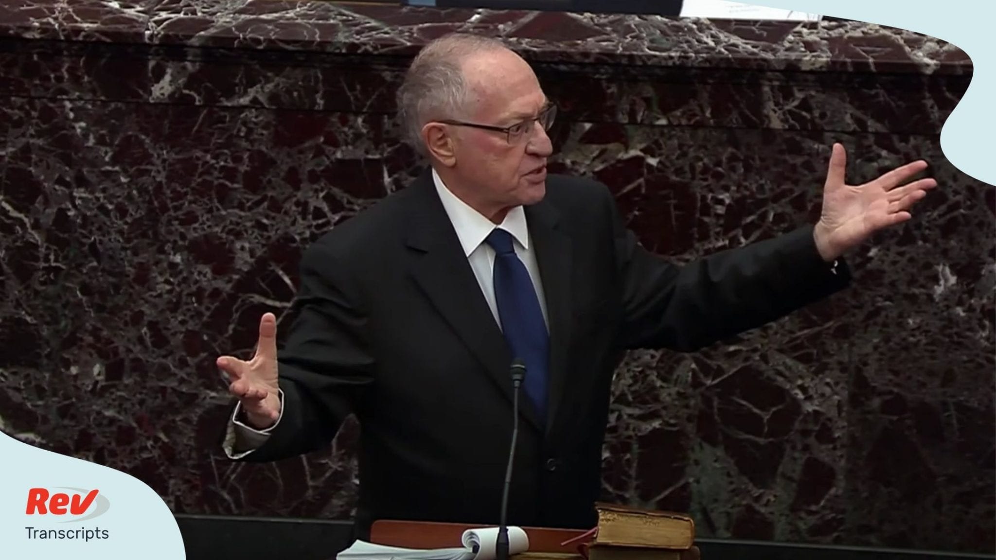 Alan Dershowitz Defense Argument Transcript Trump Impeachment Trial January 27 Rev Blog 