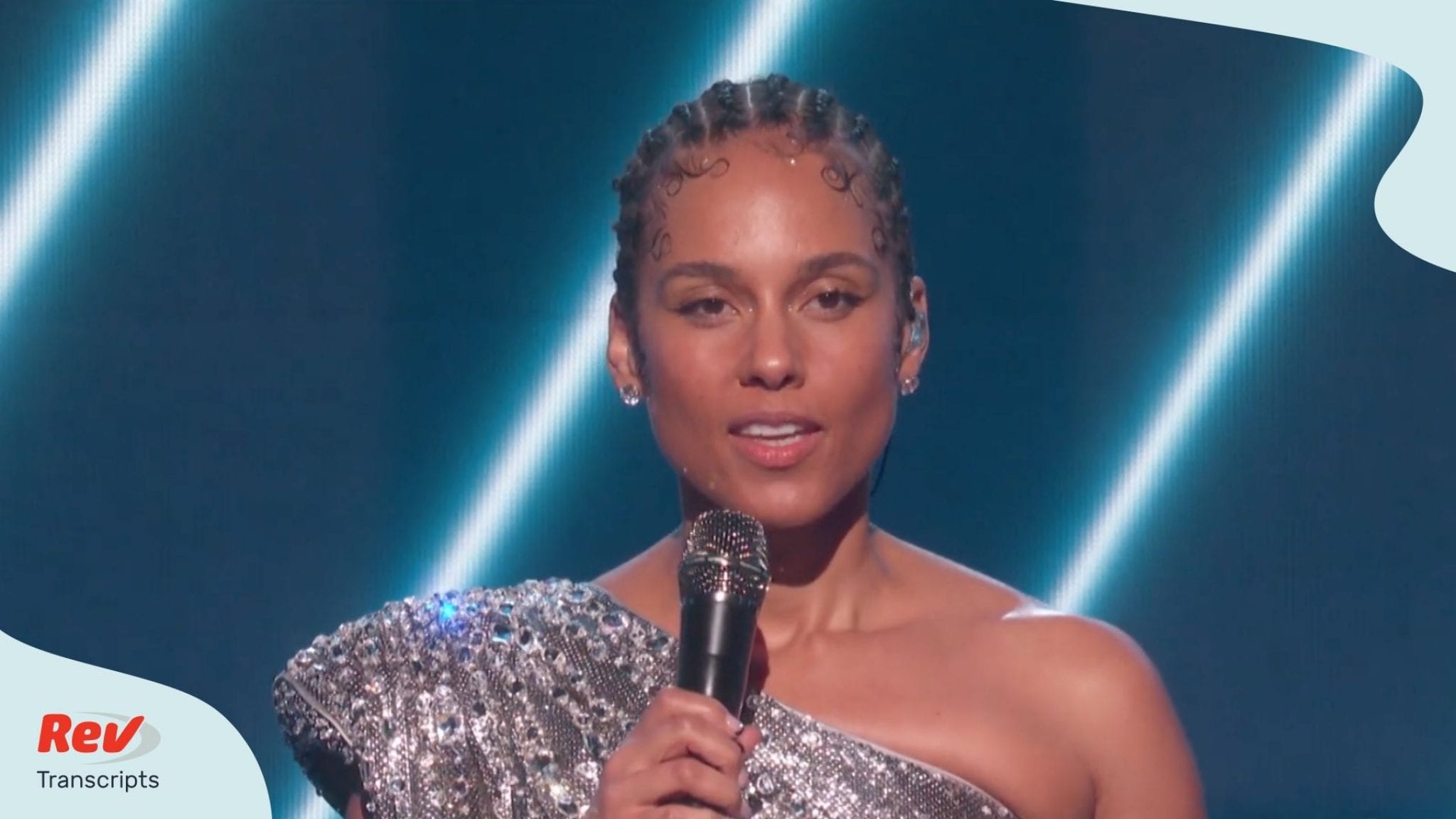 Alicia Keys Grammys Opening Monologue Speech Transcript Tribute to