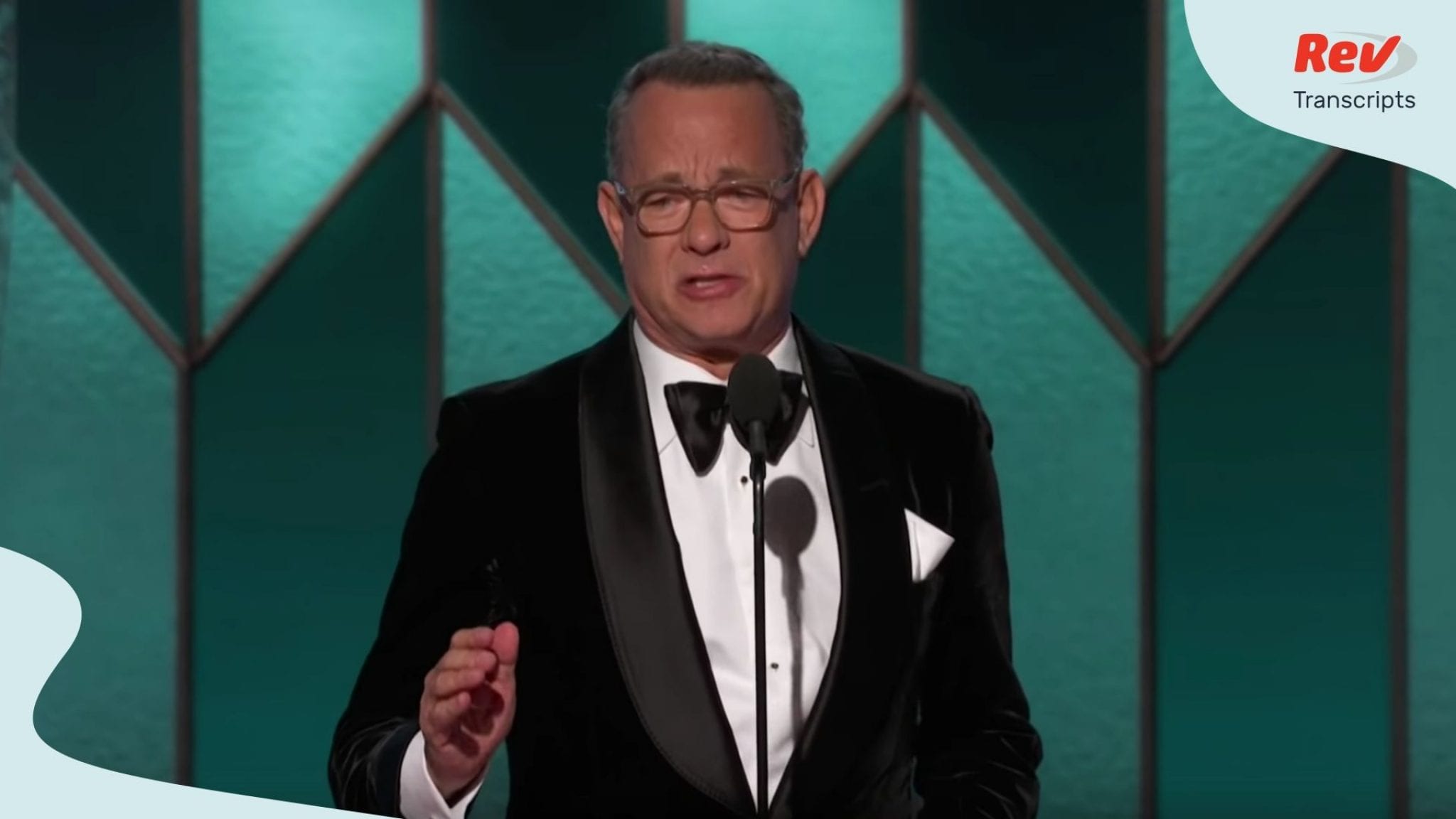 Tom Hanks Golden Globes Acceptance Speech Transcript Hanks Reveives