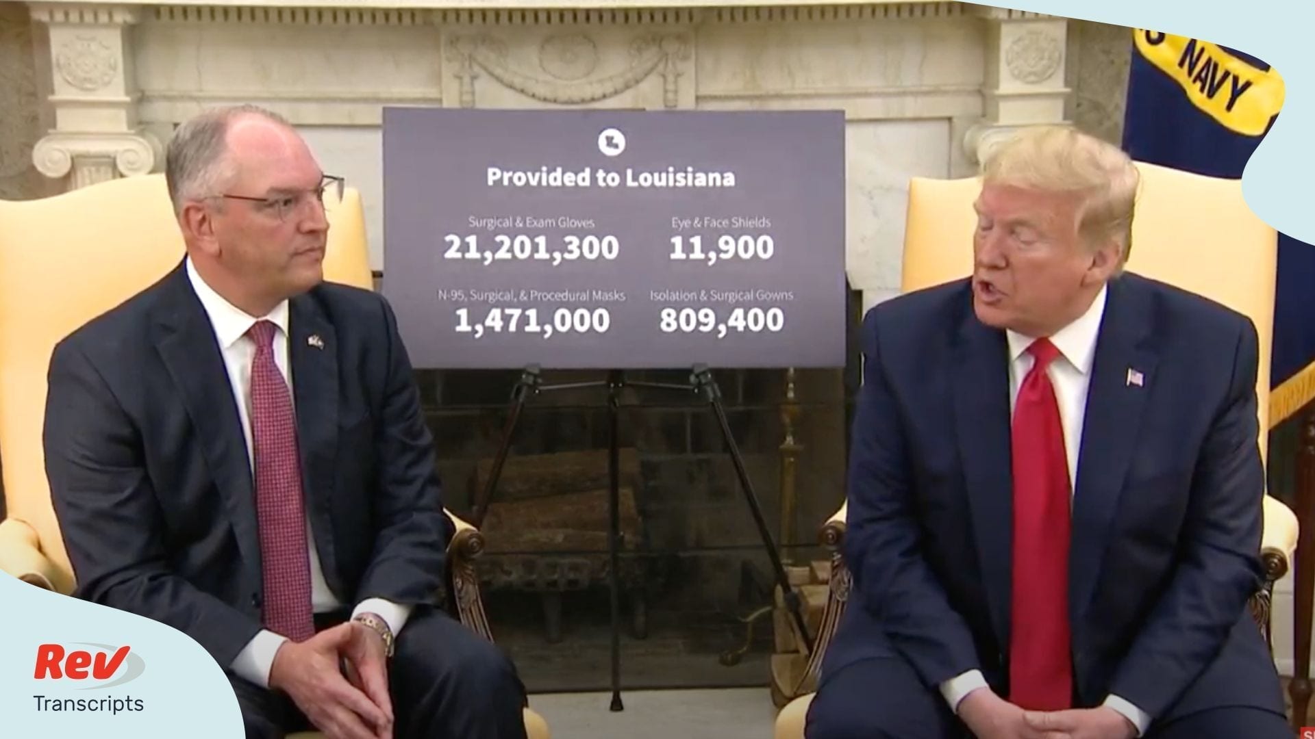 Donald Trump And Louisiana Governor Edwards Meeting Transcript Rev 