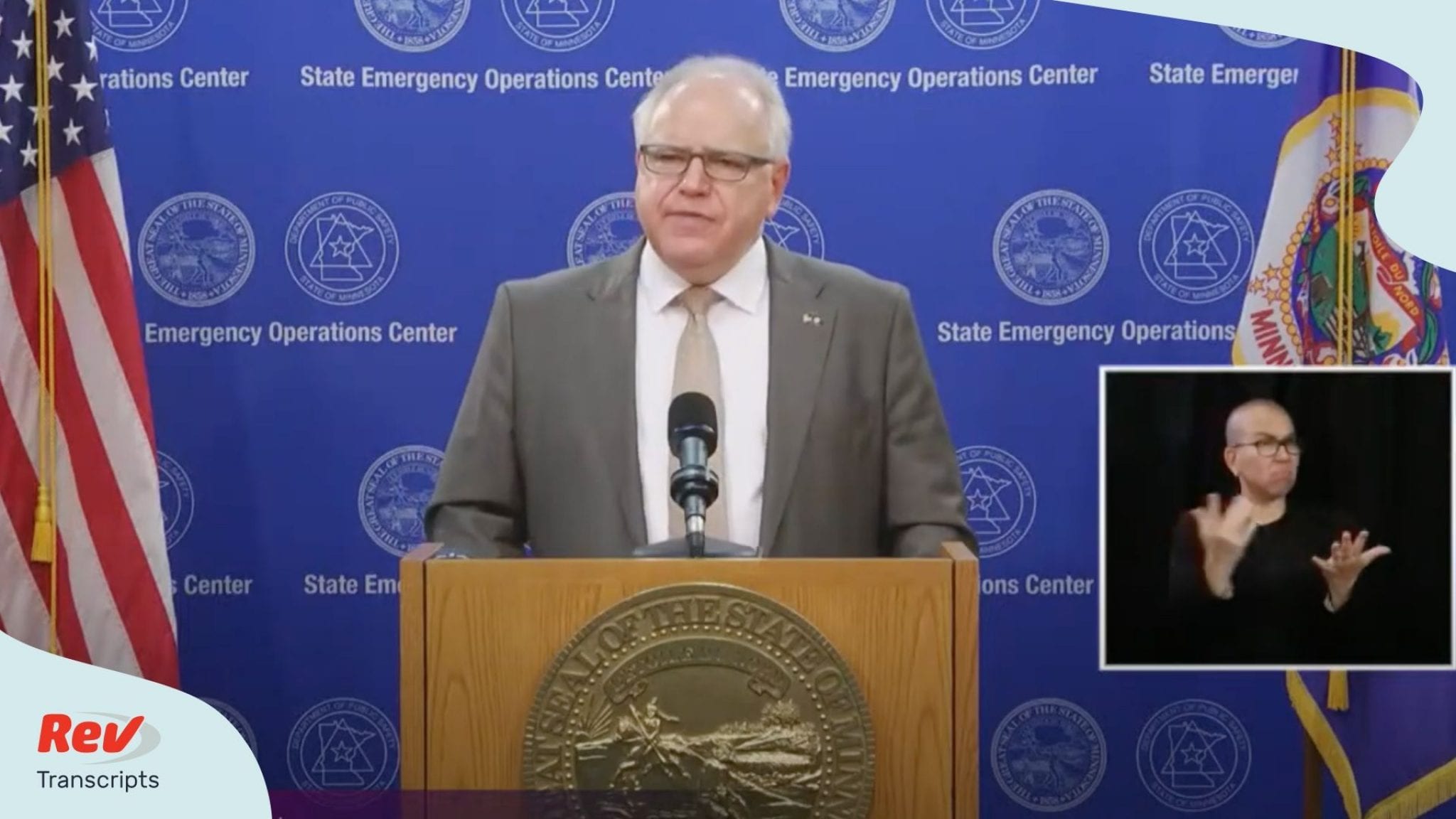 Minnesota Governor Tim Walz June 3 Press Conference Transcript Rev Blog