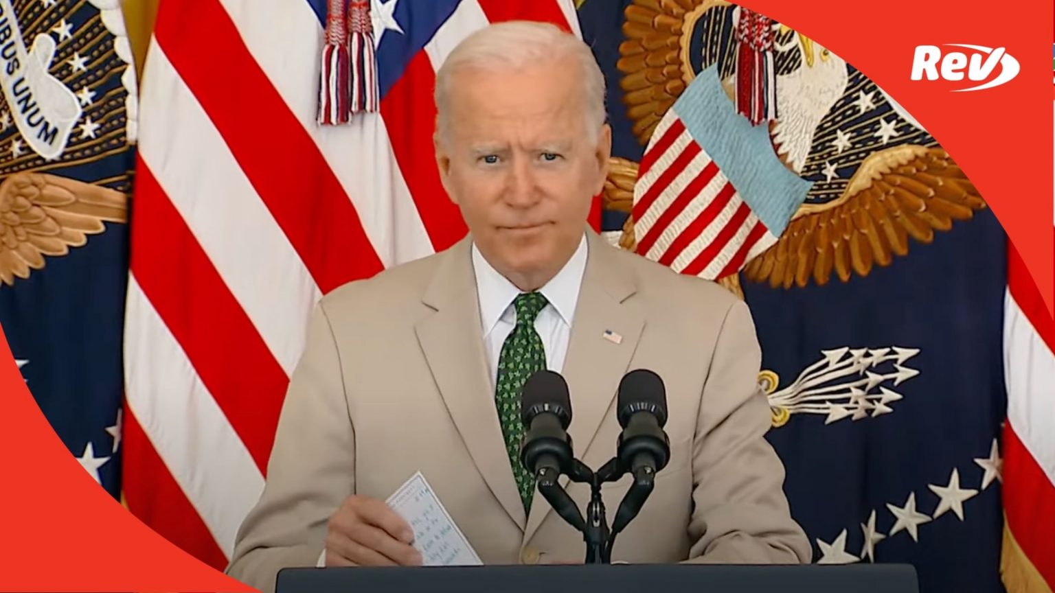 Joe Biden on July Job Report & Gains Transcripts