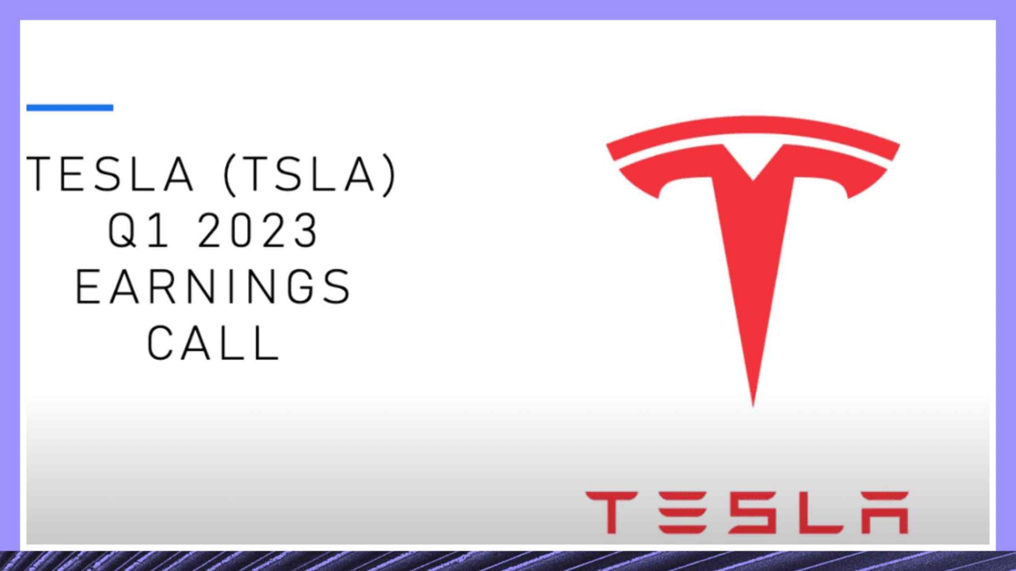 Tesla TSLA Q1 2023 Earnings Call Transcript Rev