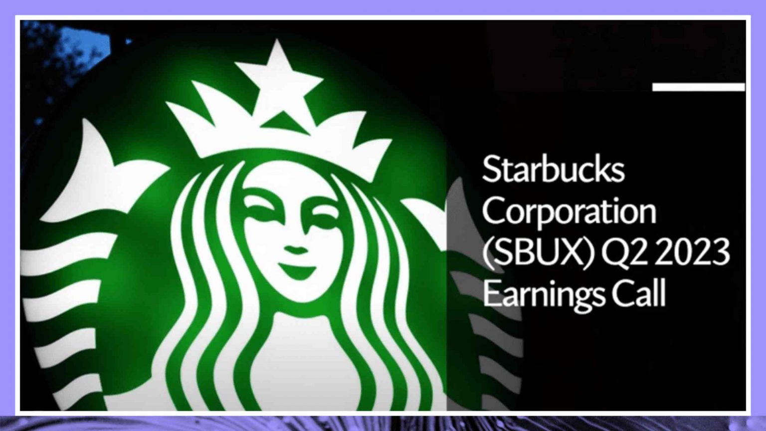 Starbucks Corporation SBUX Q2 2023 Earnings Call Transcript Rev