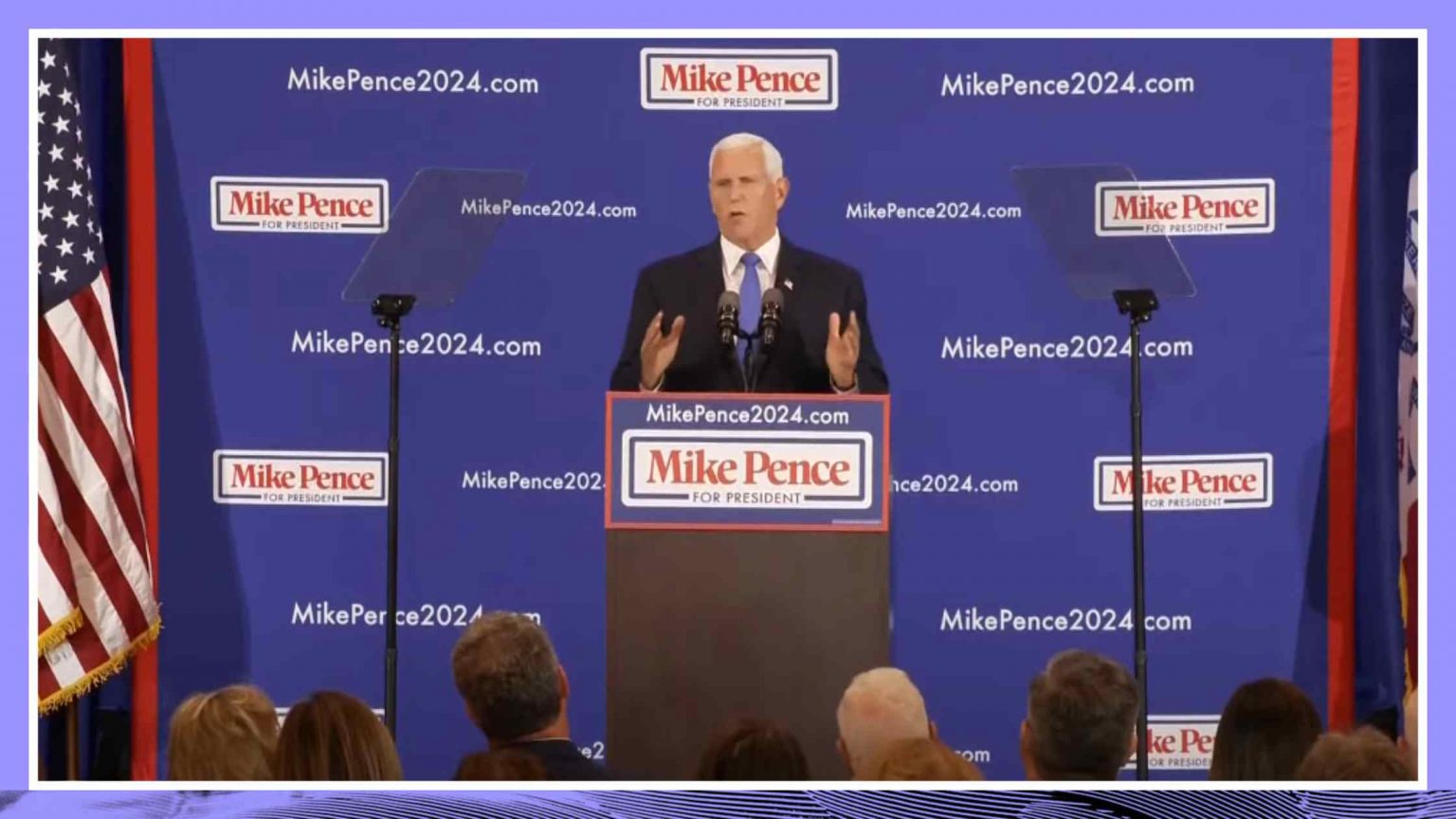 Former Vice President Mike Pence Announces 2024 Presidential Run