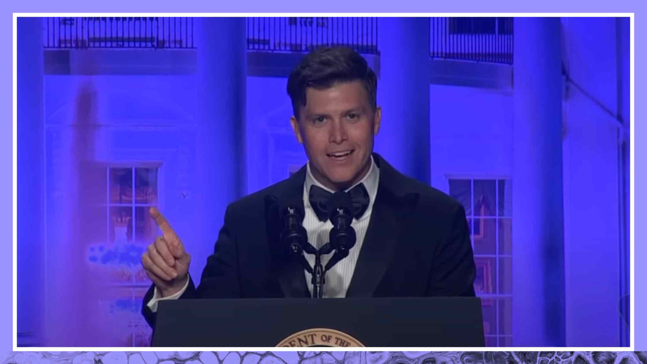 Colin Jost Hosts 2024 White House Correspondents' Dinner Rev