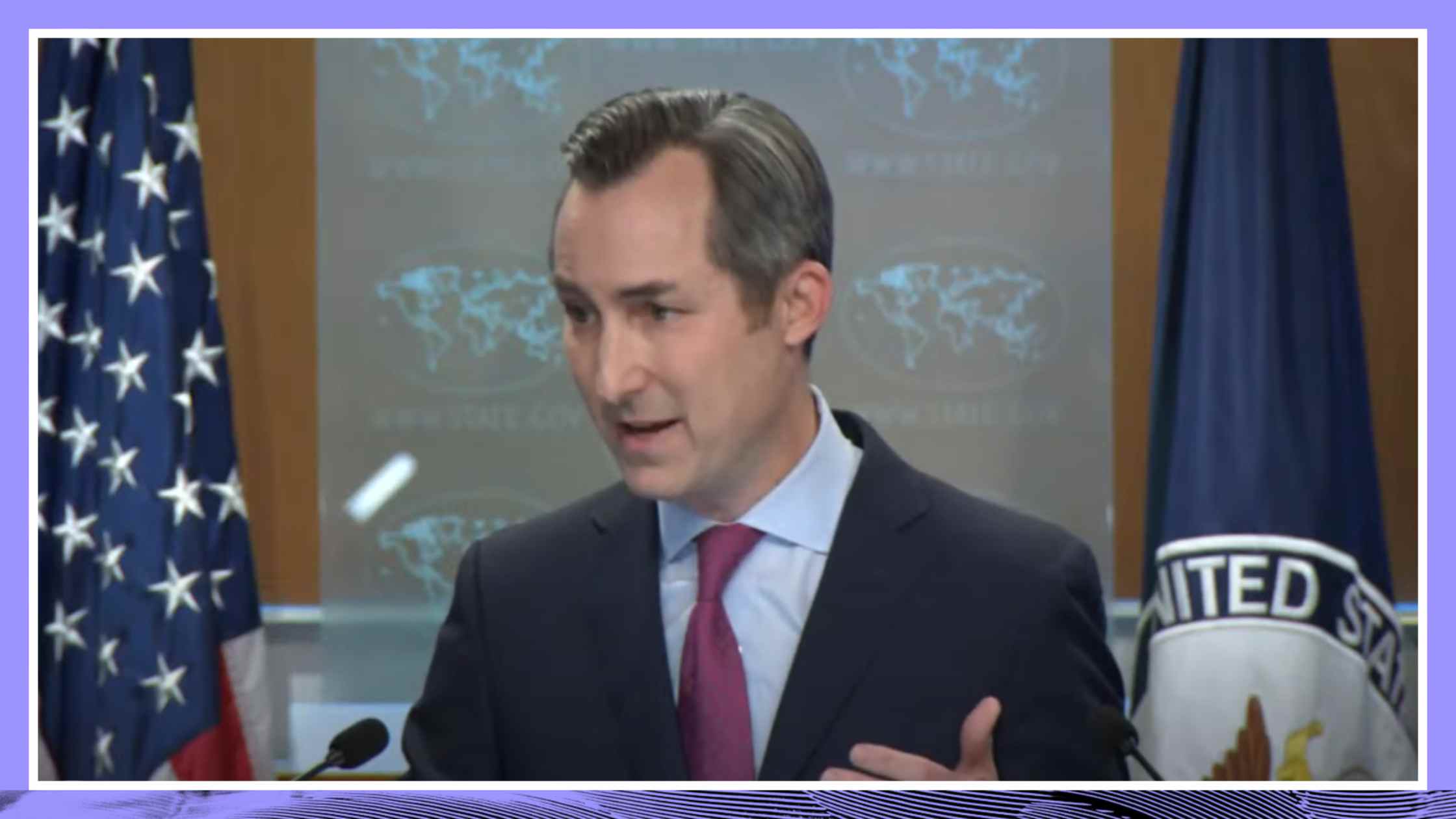 Matthew MIller gives State Dept Briefing