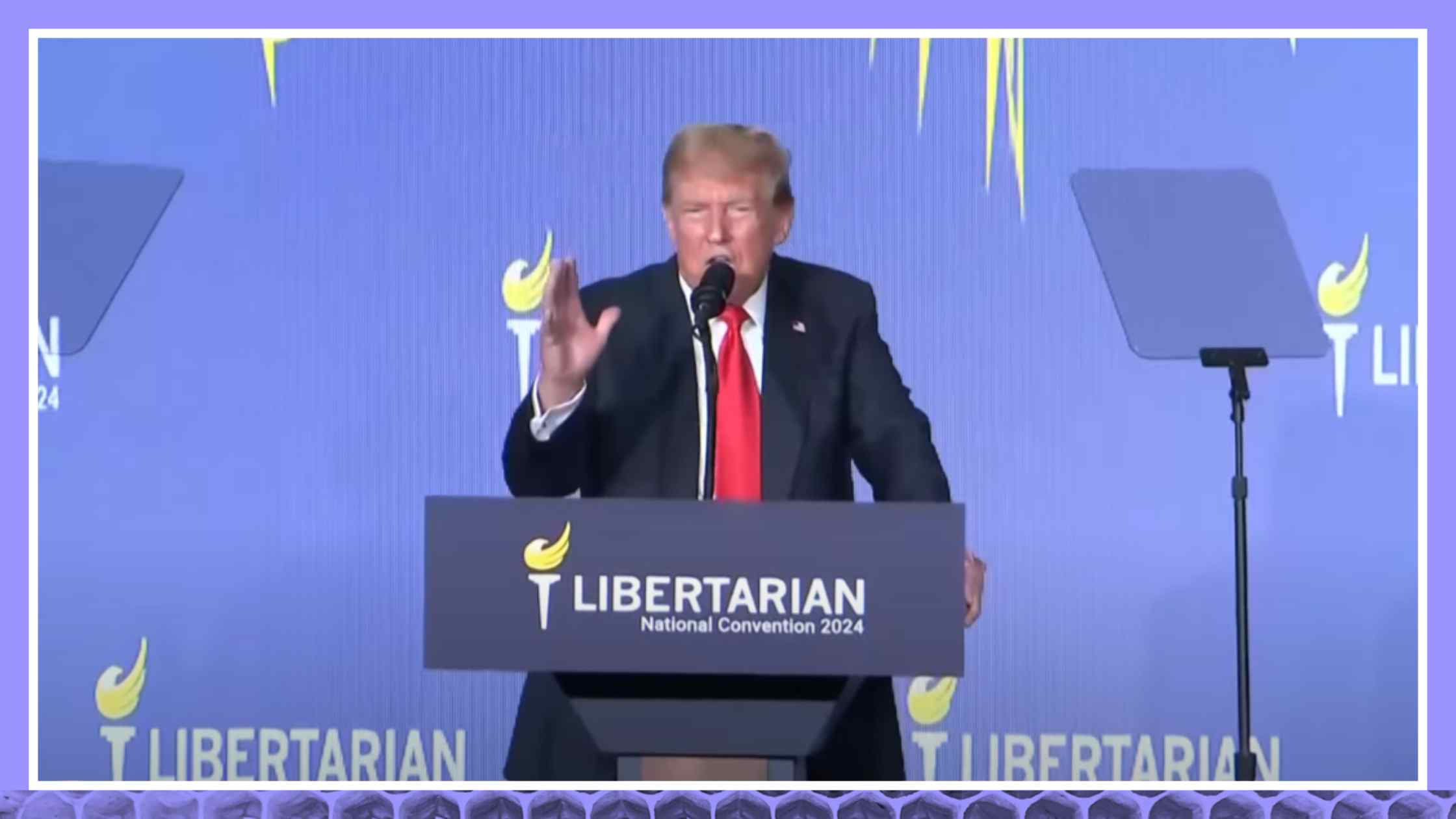 Donald Trump Libertarian National Convention Rev