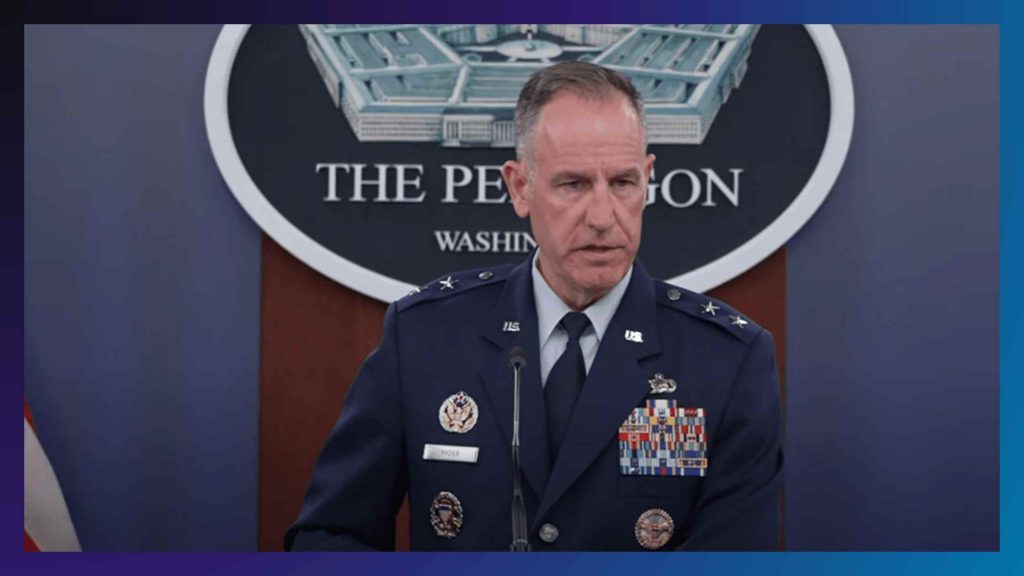 Pat Ryder gives Pentagon briefing