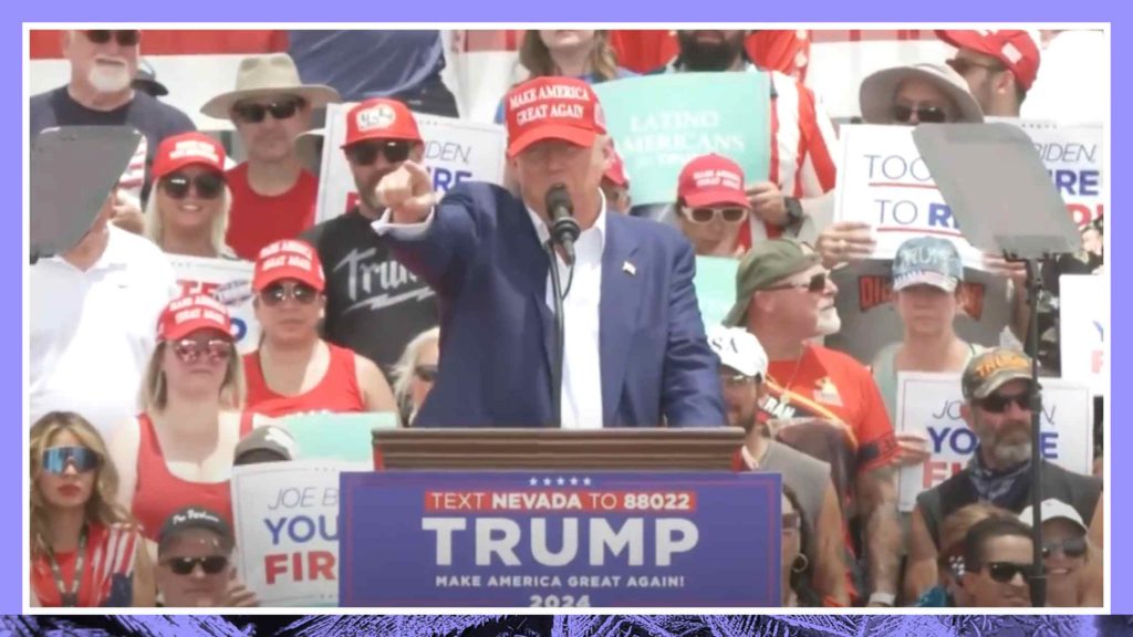 Trump Rally in Nevada