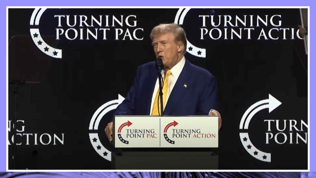 Trump Speaks at Turning Point