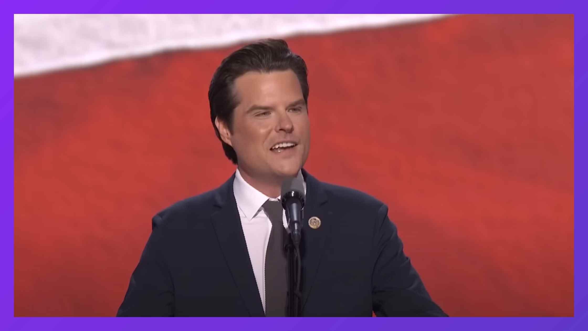 Matt Gaetz Republican National Convention Rev