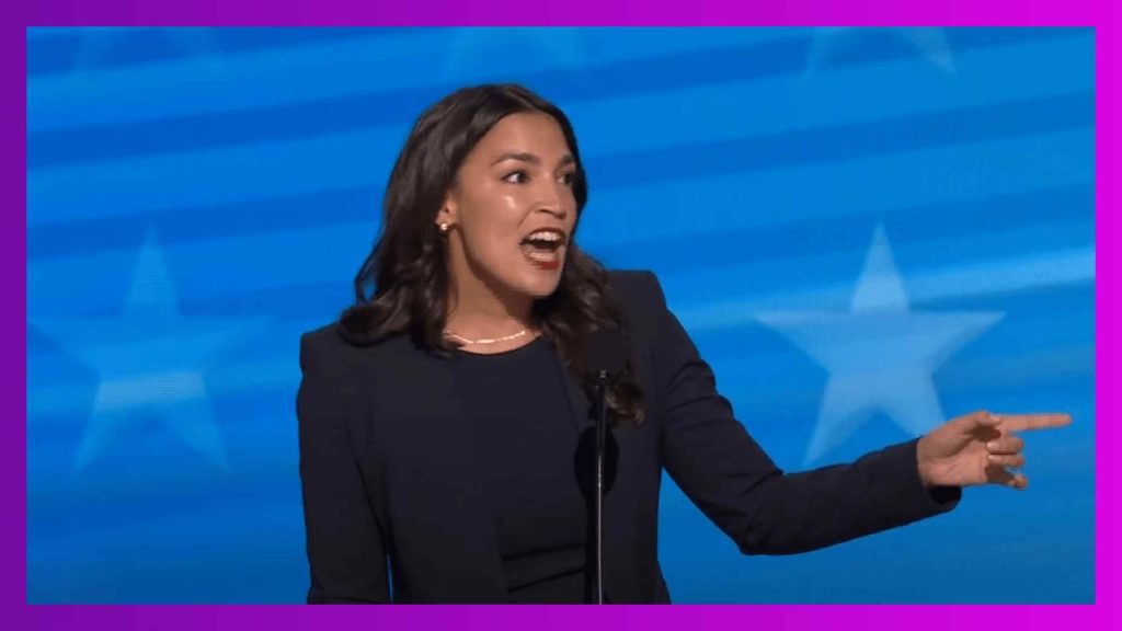 AOC speaks at the DNC