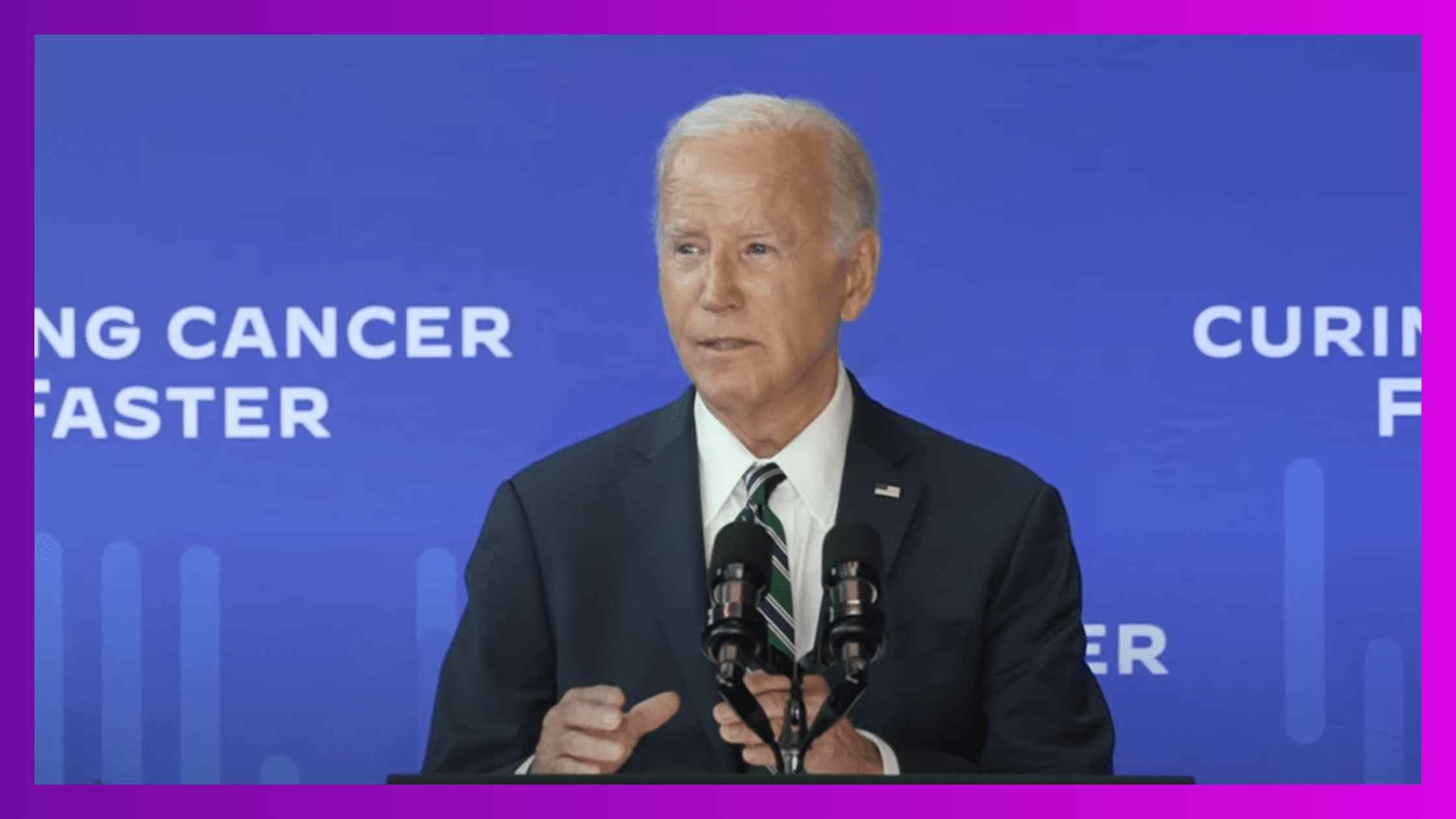 Biden speaks about cancer Moonshot