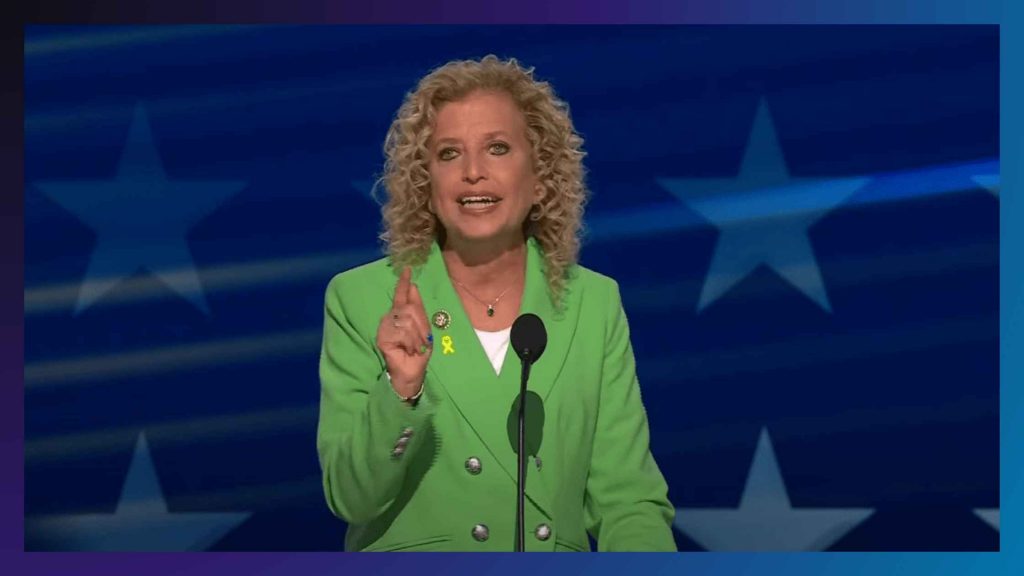 Debbie Wasserman Schultz speaks at DNC