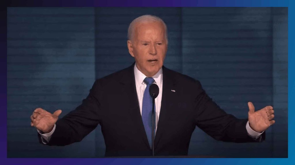 Joe Biden Speaks at the DNC