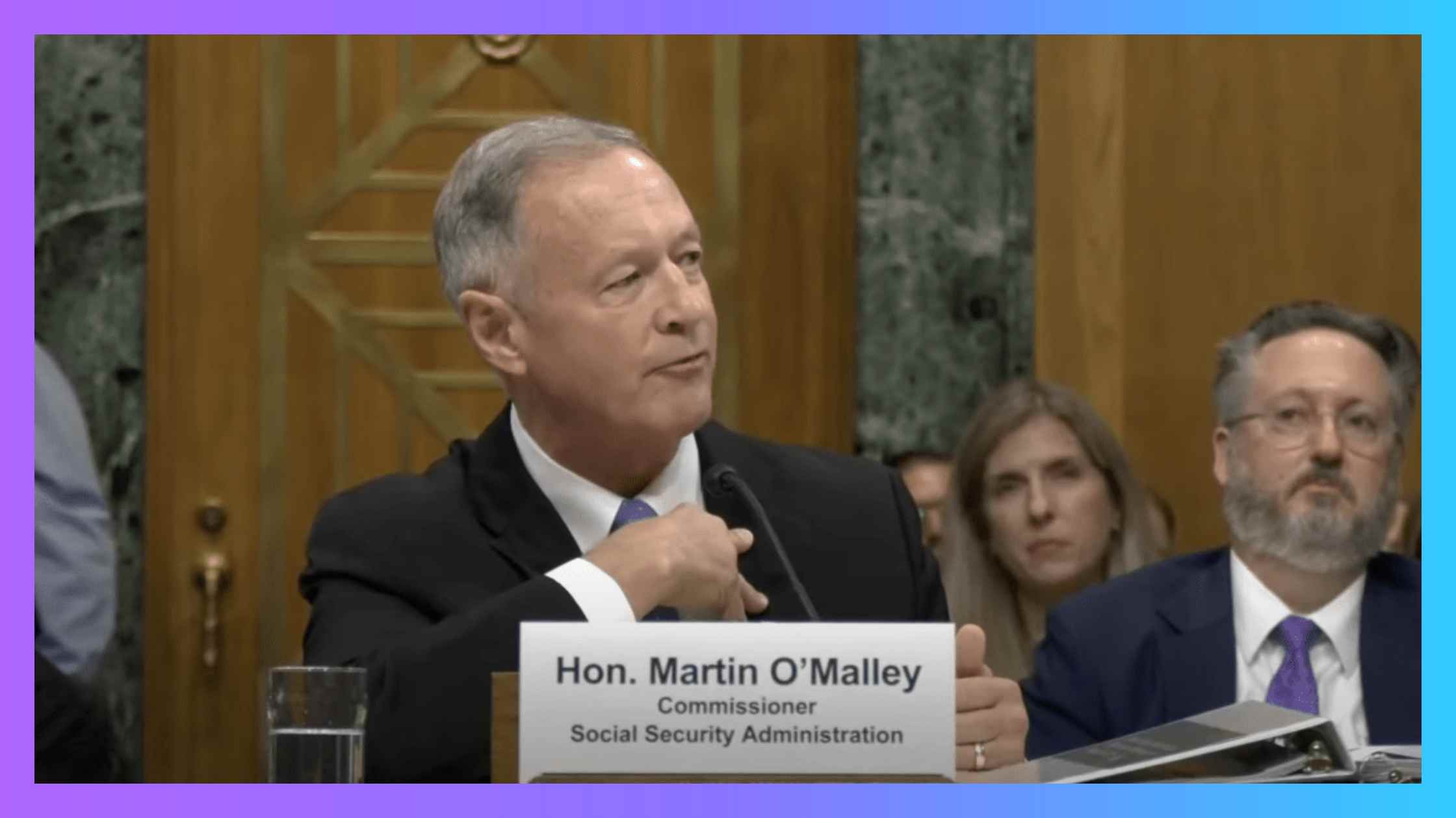 Martin O'Malley Speaks to senate