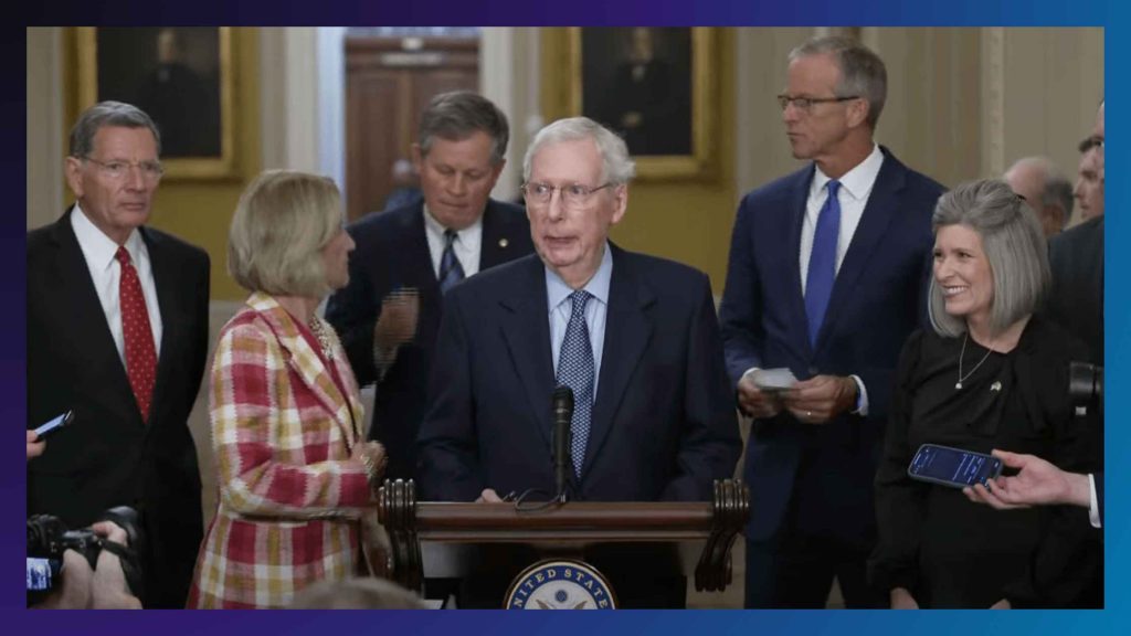 Mitch Speaks to Press