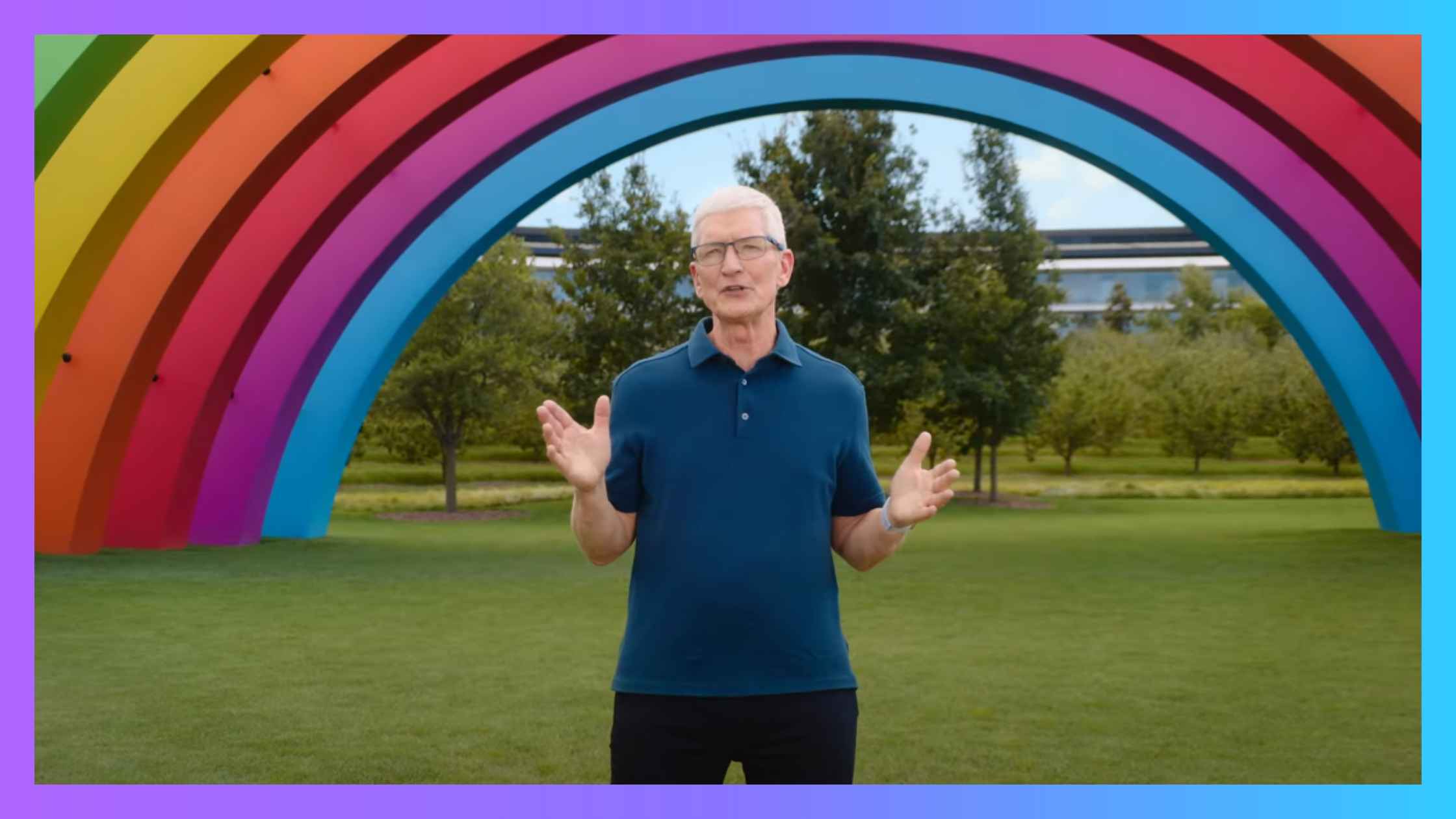 Tim Cook Glow Time Event