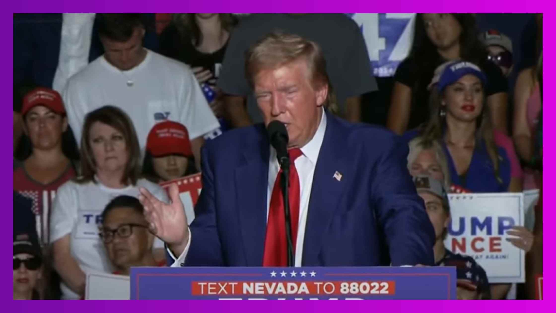 Trump Rally in Las Vegas