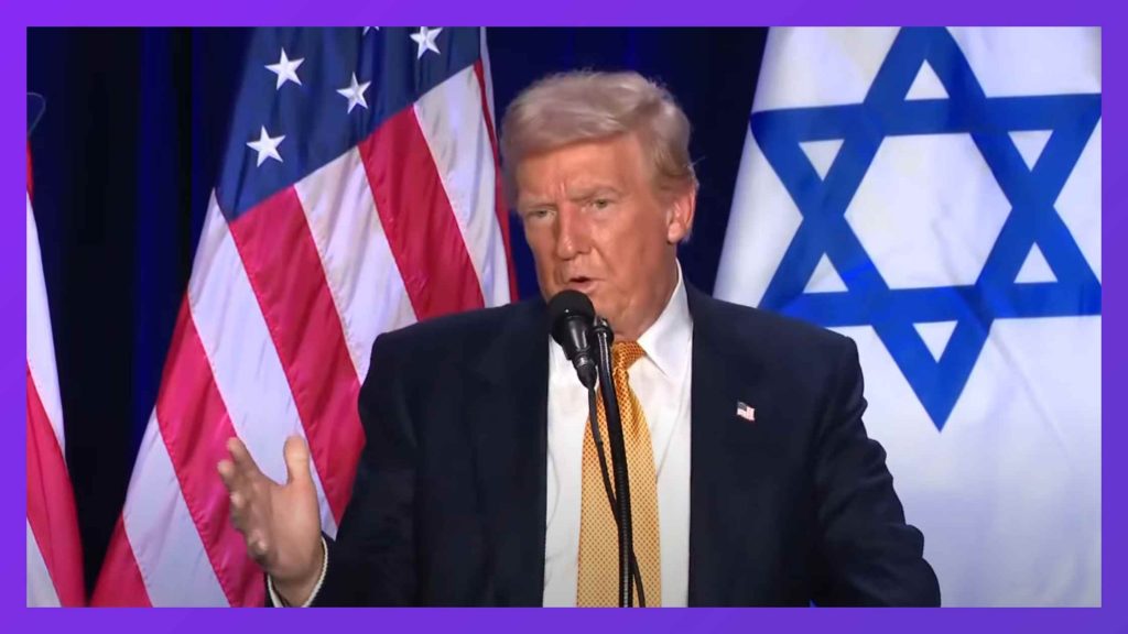 Trump Speaks at anti-semitism event