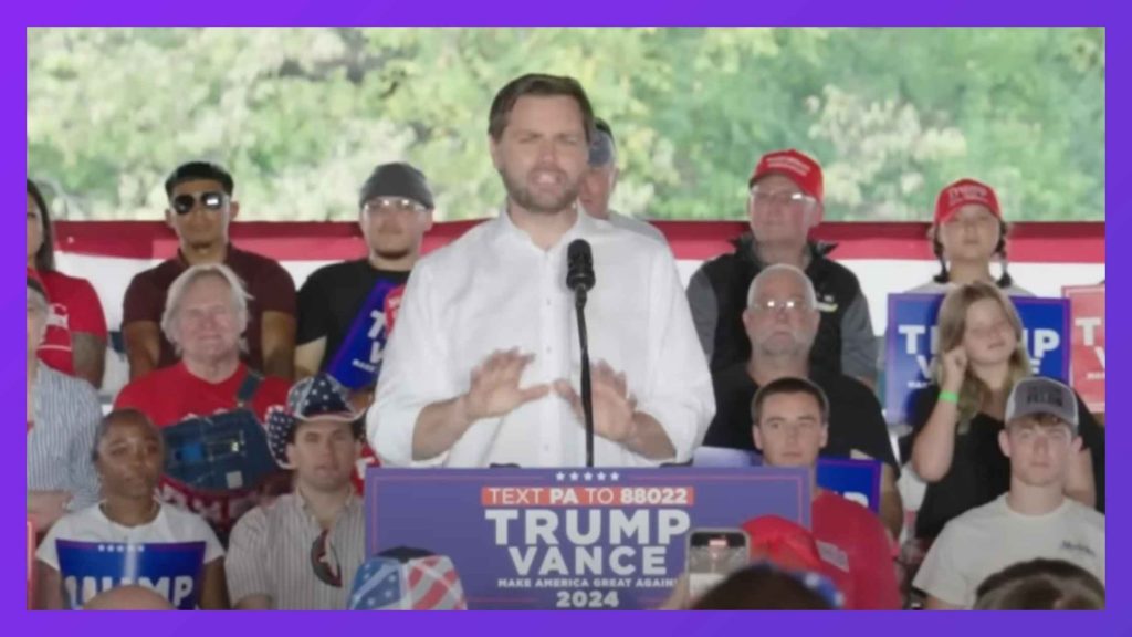 Vance Rally in PA