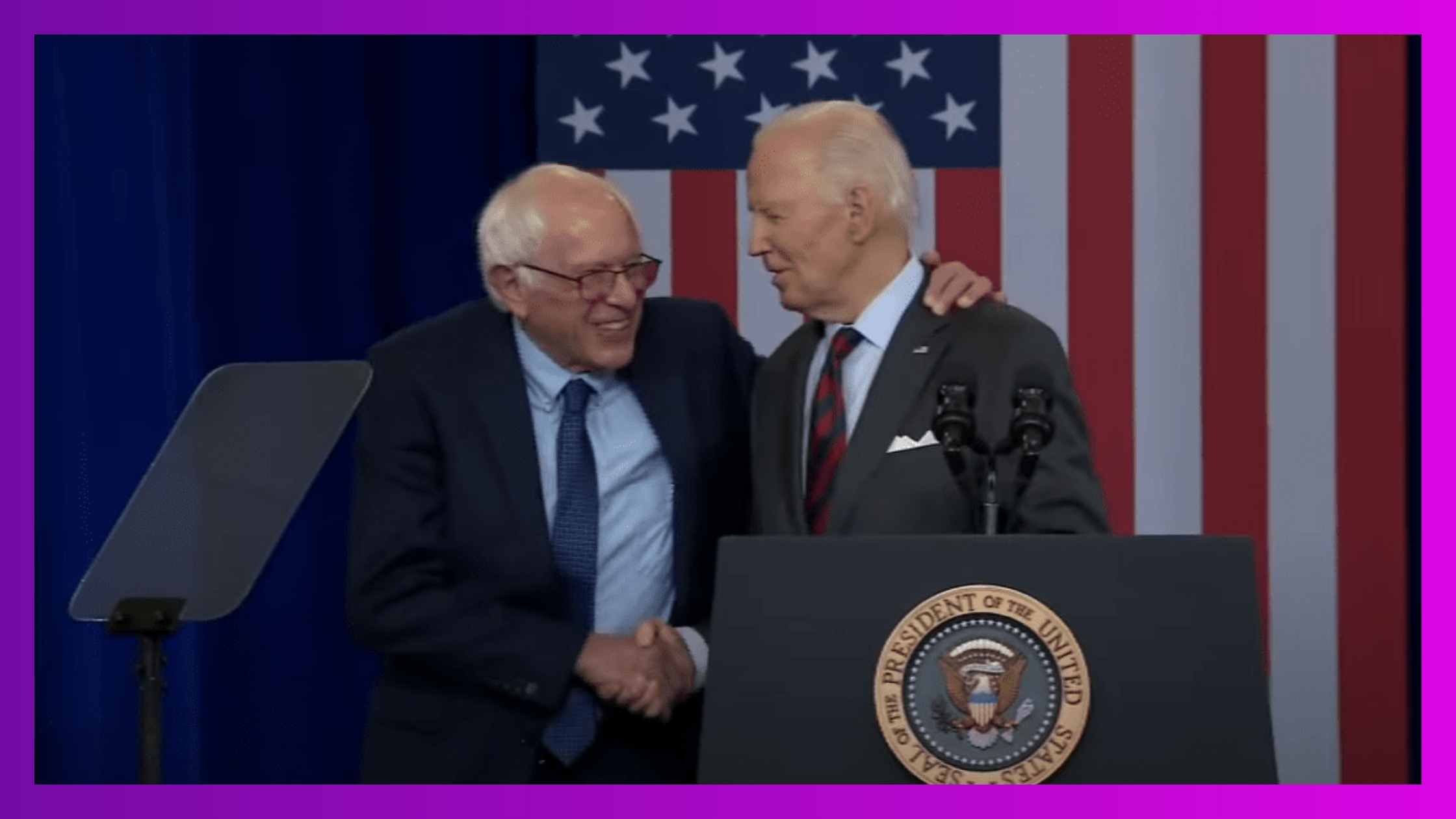 Biden and Sanders