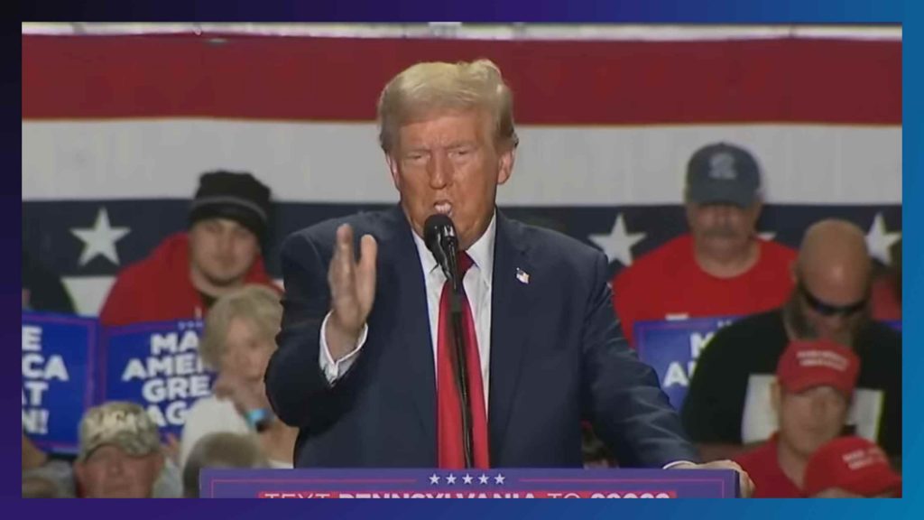 Trump Speaks in Erie PA